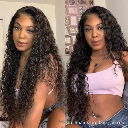 Cheap HD Lace Frontal Closure Wig Vendor Body Wave Brazilian Virgin Human Hair Full Transparent Lace Front Wig No Shedding